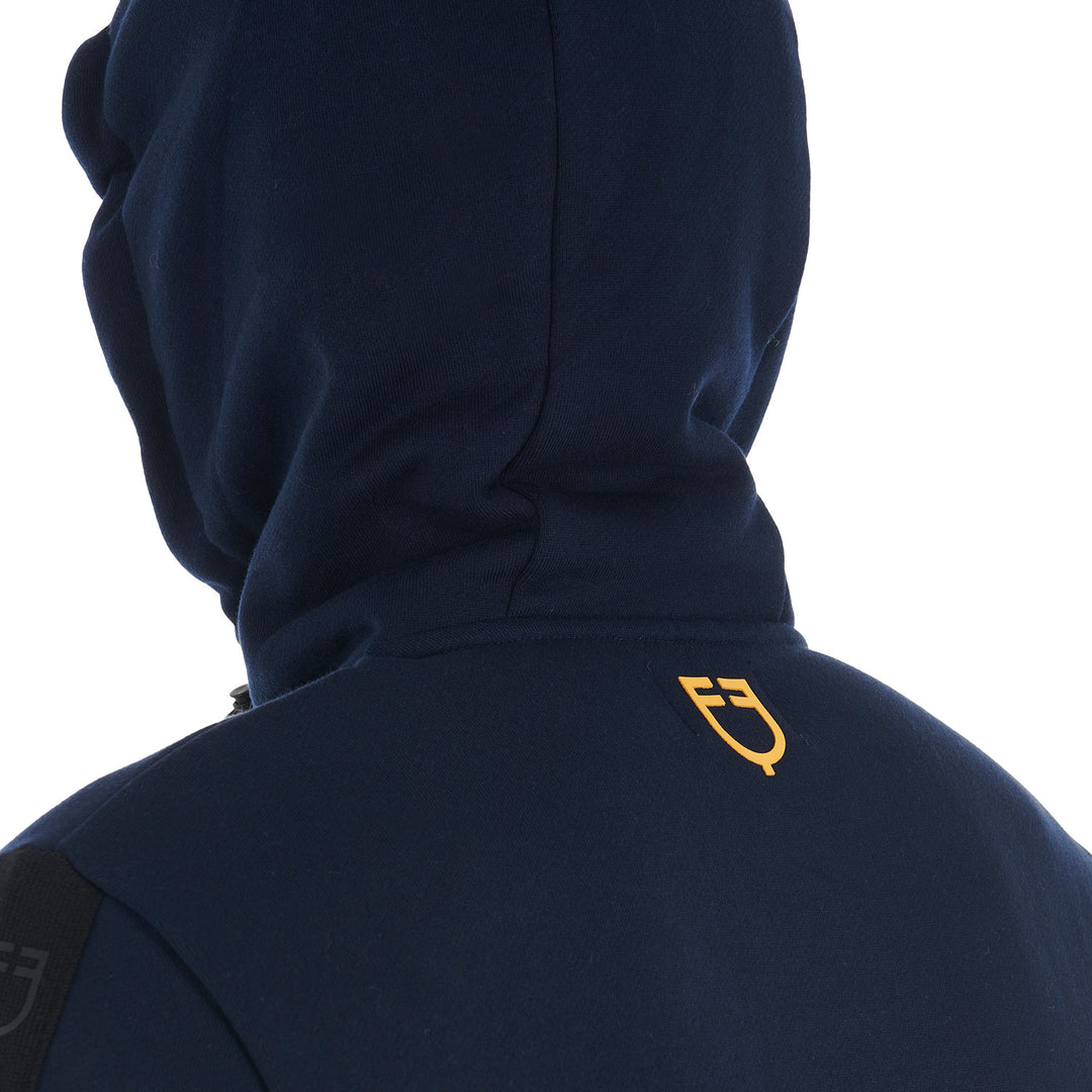 Men's hooded sweatshirt fleece inside