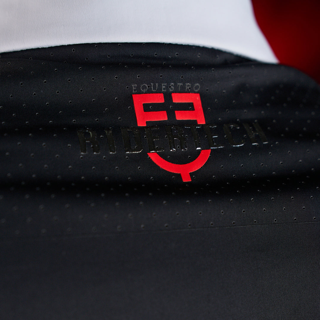 Ridertechnology men's competition polo shirt long sleeves and buttons