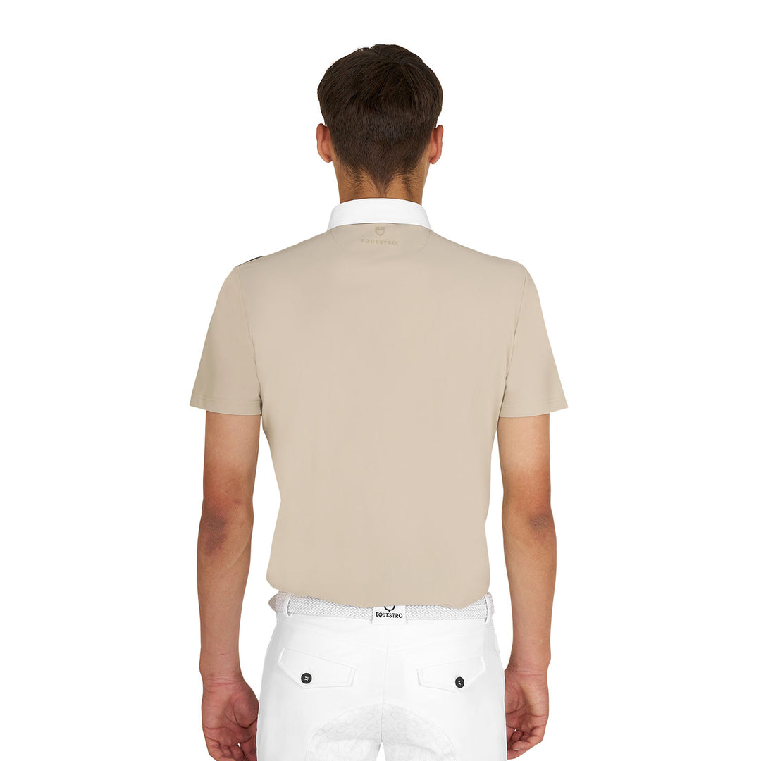 Men's Slim Fit Half-Sleeved Competition Polo Shirt