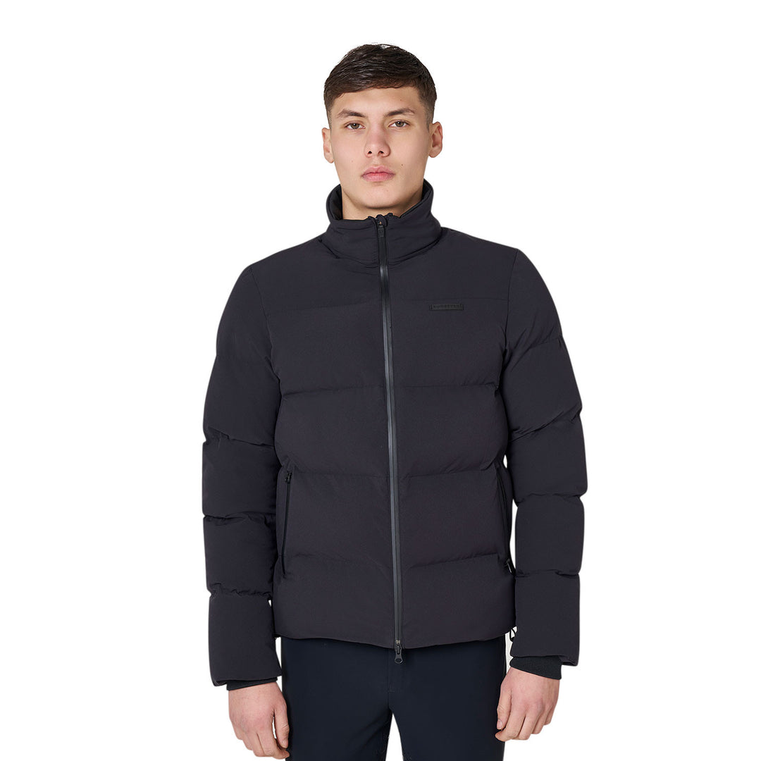 Men's High-neck Down Jacket - Black