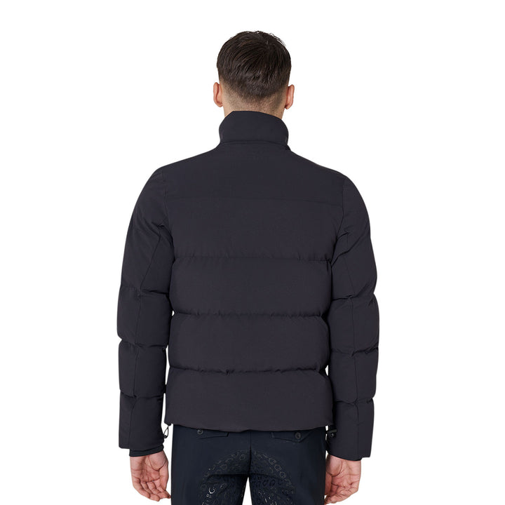 Men's High-neck Down Jacket - Black