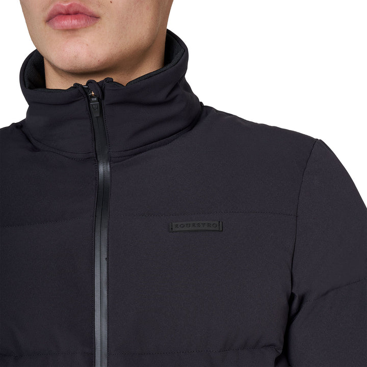 Men's High-neck Down Jacket - Black