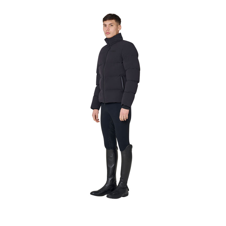 Men's High-neck Down Jacket - Black