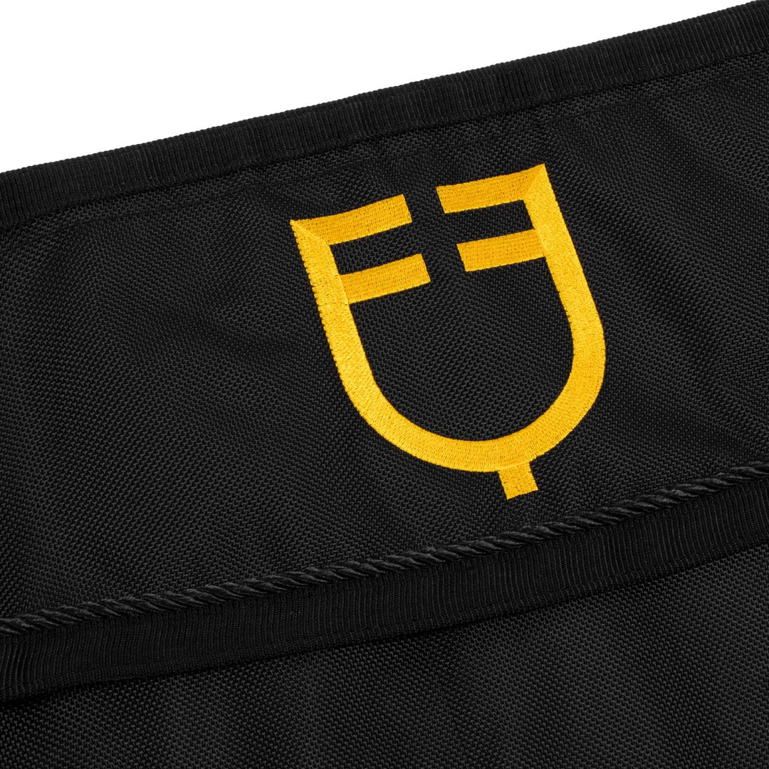 Stable guard with embroidered logo