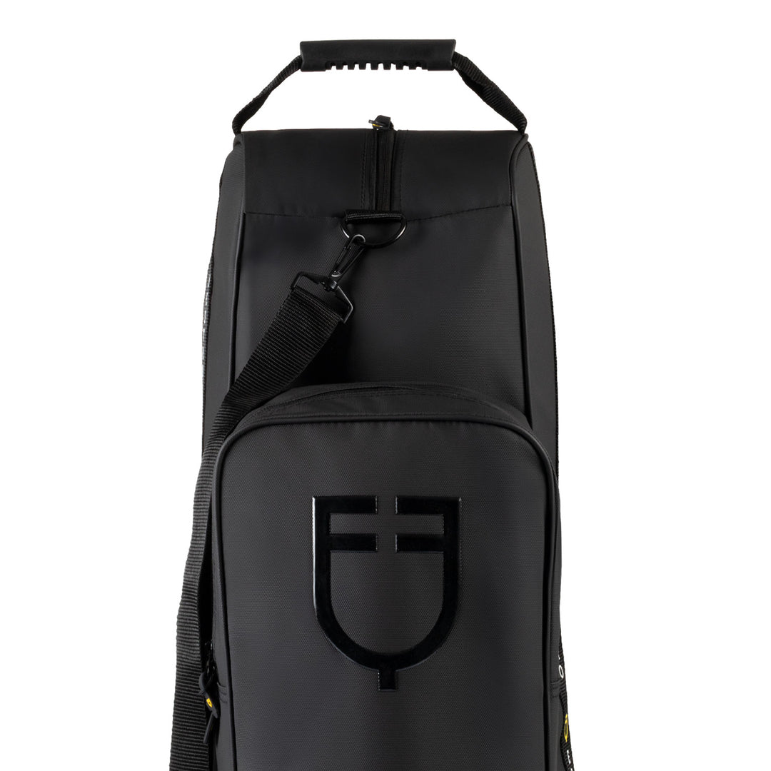 Boot and helmet bag in technical fabric