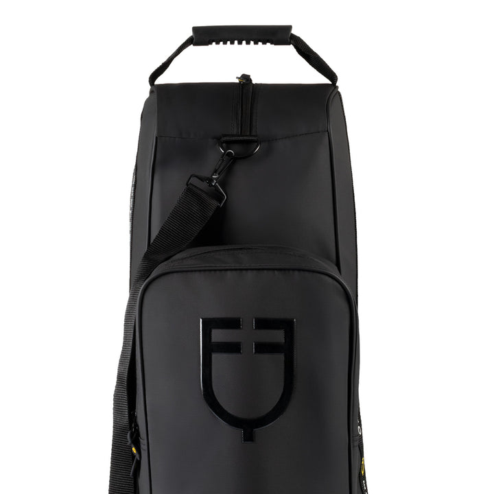 Boot and helmet bag in technical fabric