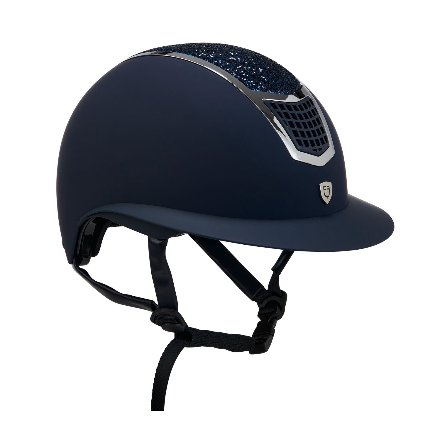 Helmet With Rhinestones And Wide Visor – OUMA HORSE