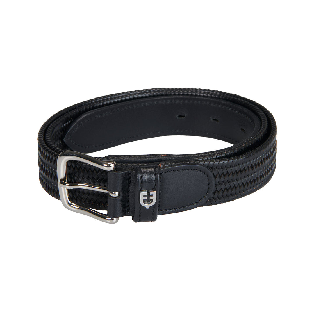 Elastic leather belt