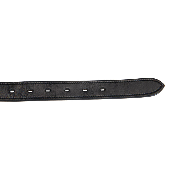 Elastic leather belt