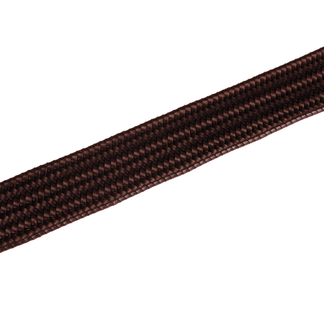 Elastic leather belt