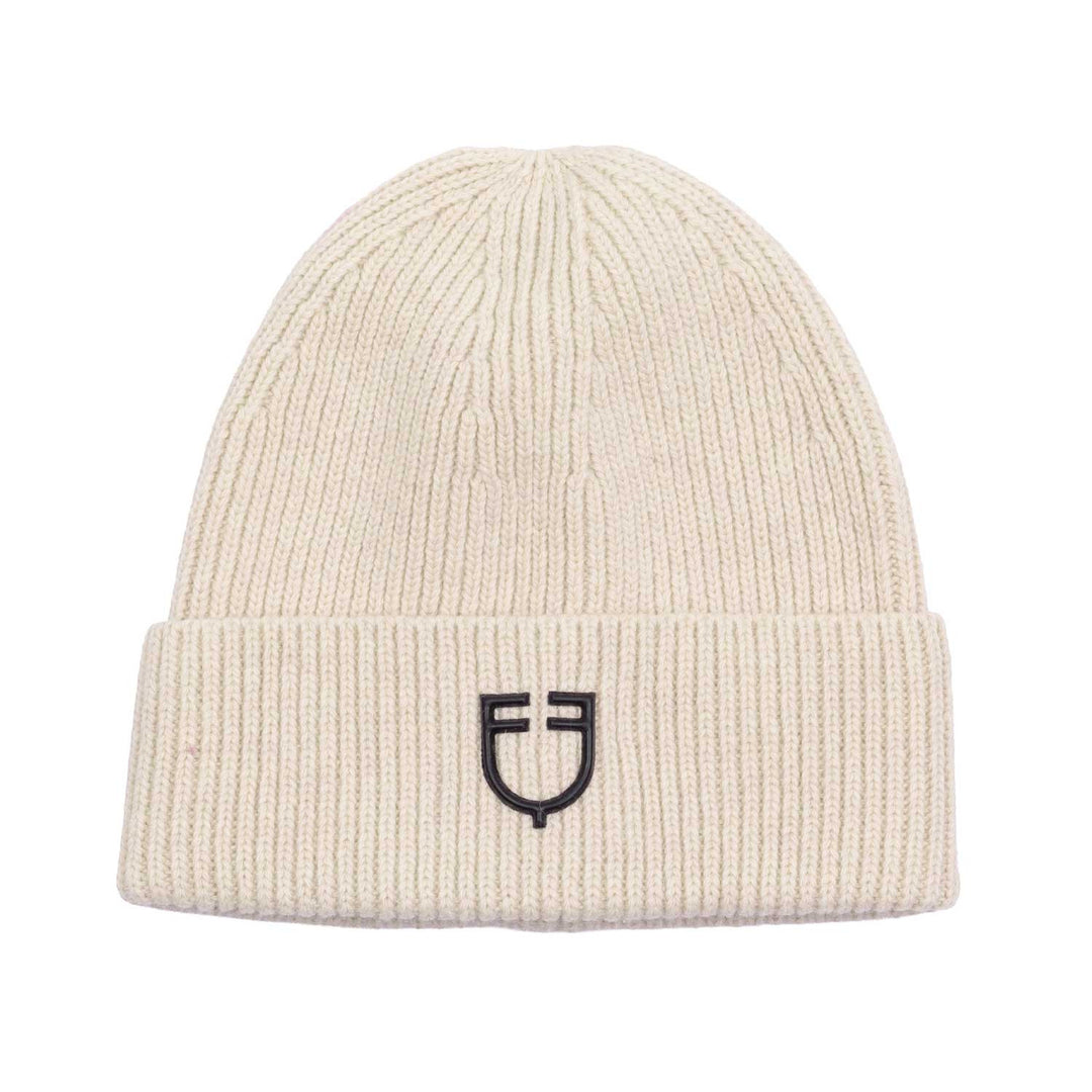 Unisex Knitted Texture Wool Beanie - Antique White