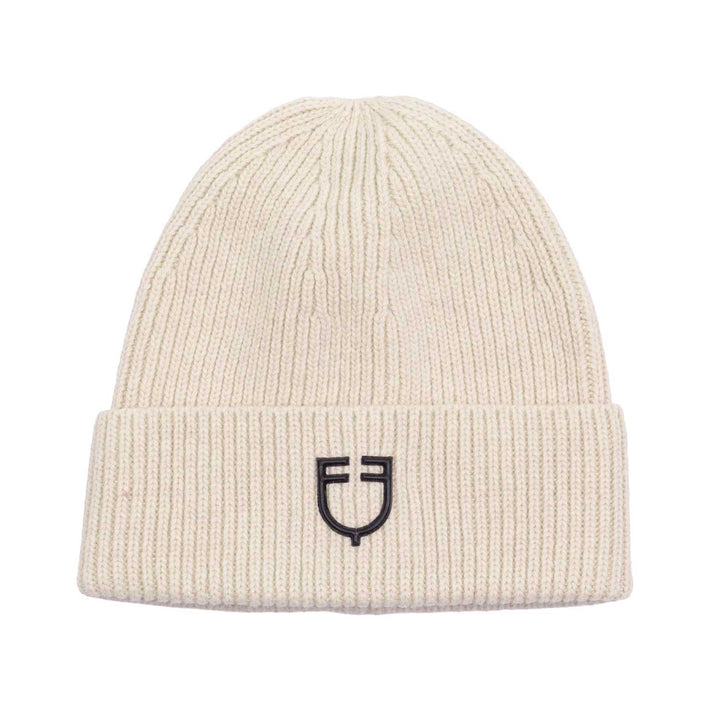 Unisex Knitted Texture Wool Beanie - Antique White
