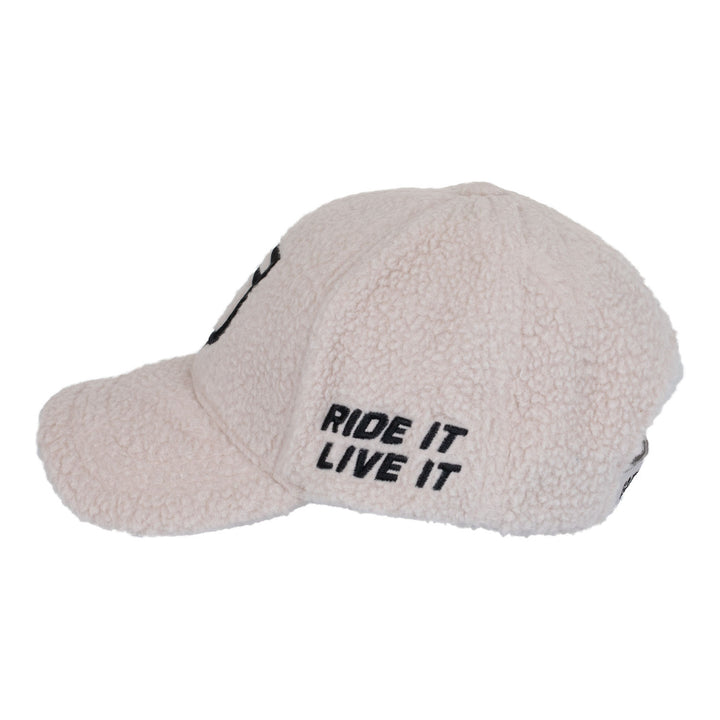 Unisex Teddy Fleece Baseball Cap - Hushed Violet / Black