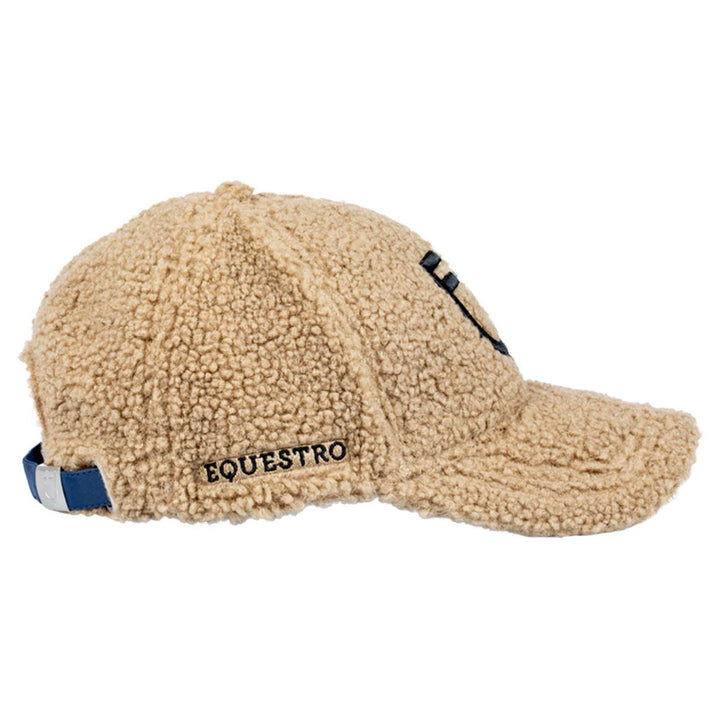 Unisex Teddy Fleece Baseball Cap - Incense / Black