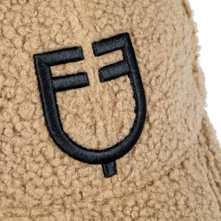 Unisex Teddy Fleece Baseball Cap - Incense / Black