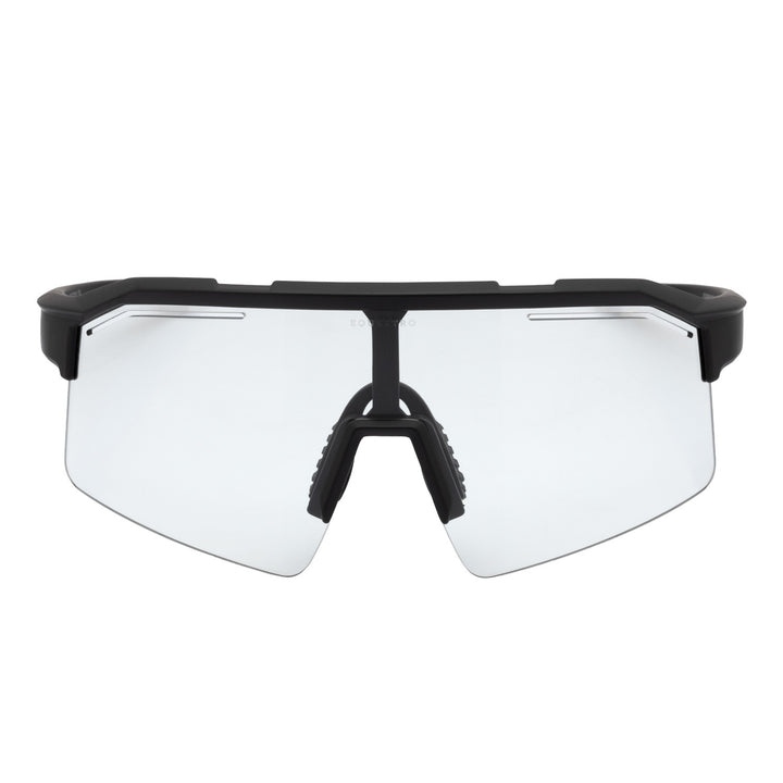 Soleil Polarized Sports Sunglasses - Black Matt / Photochromic Grey