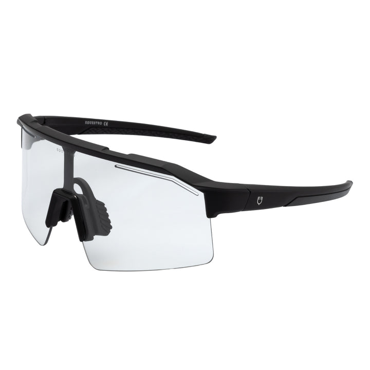 Soleil Polarized Sports Sunglasses - Black Matt / Photochromic Grey