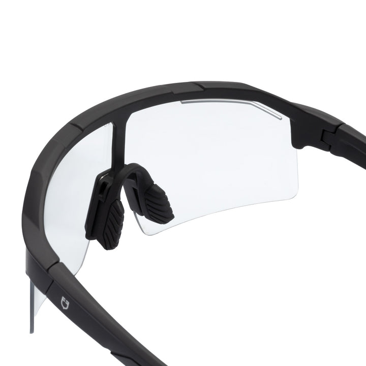 Soleil Polarized Sports Sunglasses - Black Matt / Photochromic Grey