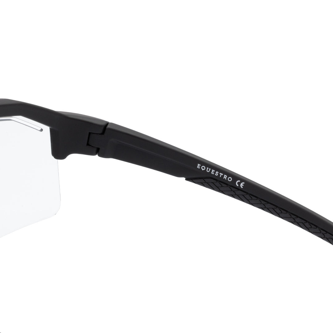 Soleil Polarized Sports Sunglasses - Black Matt / Photochromic Grey