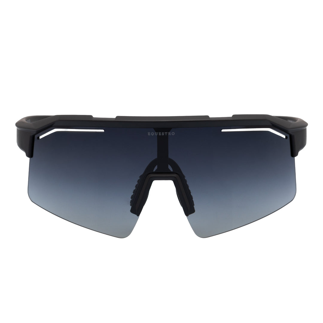Soleil Polarized Sports Sunglasses - Black Matt / Pine Grove