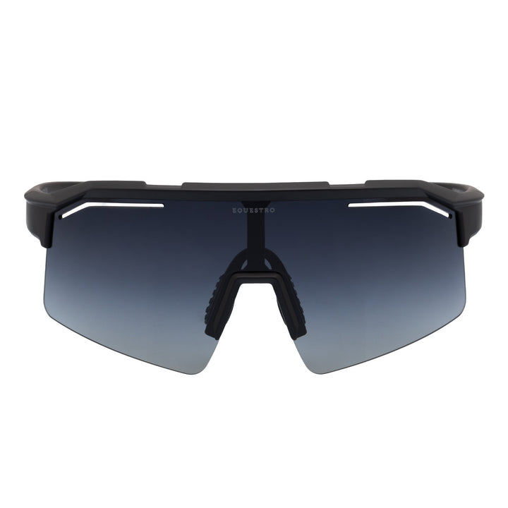 Soleil Polarized Sports Sunglasses - Black Matt / Pine Grove