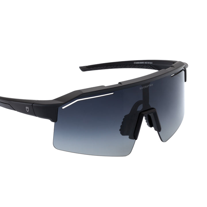 Soleil Polarized Sports Sunglasses - Black Matt / Pine Grove