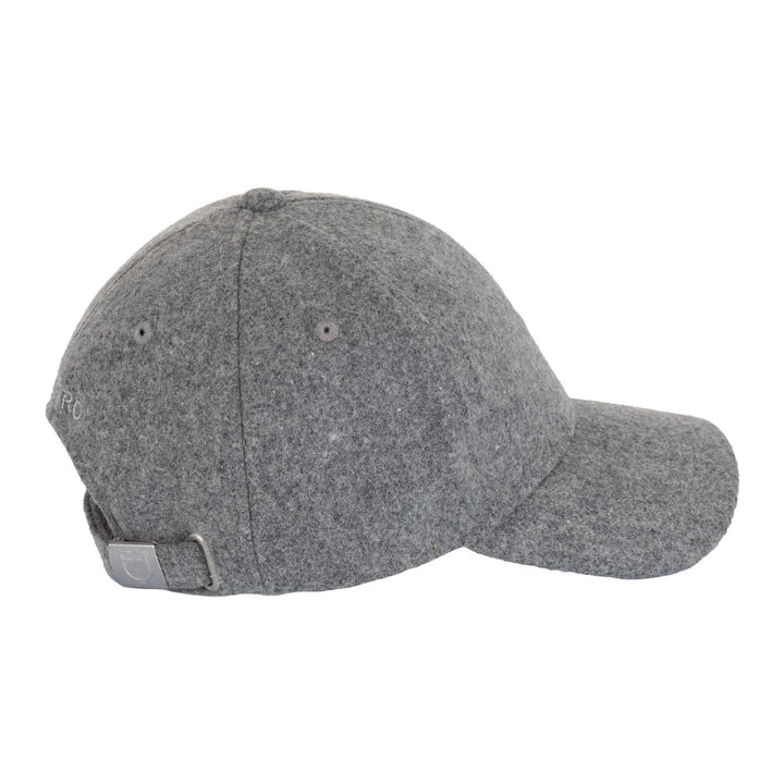 Unisex Wool Baseball Cap - Grey Melange