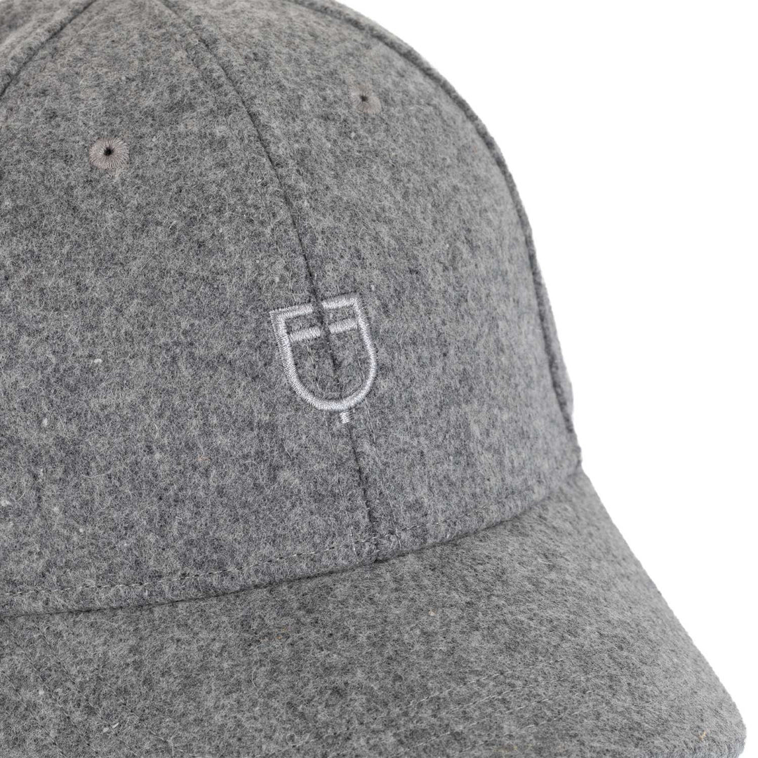 Unisex Wool Baseball Cap - Grey Melange