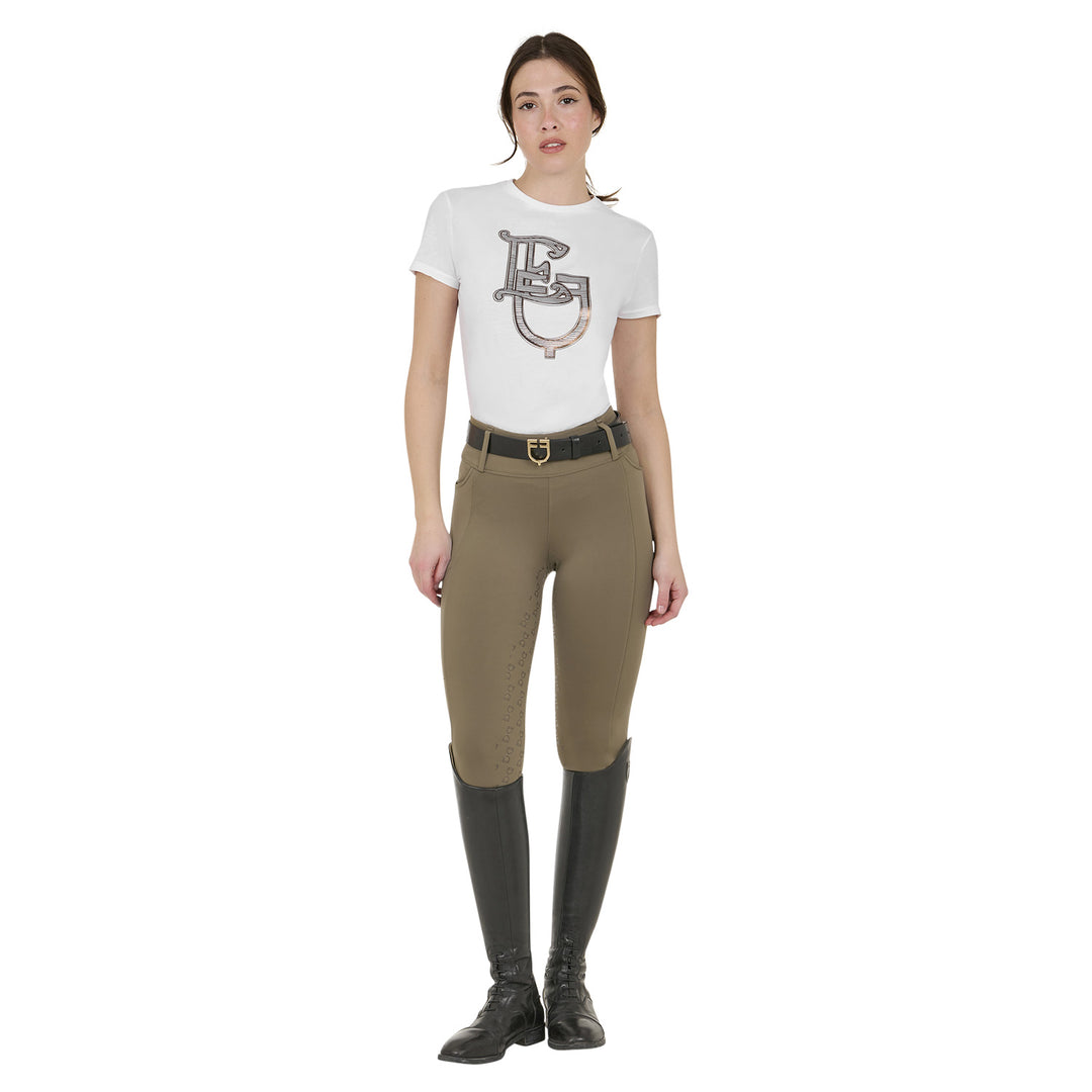 Women's high-waisted knee grip breeches