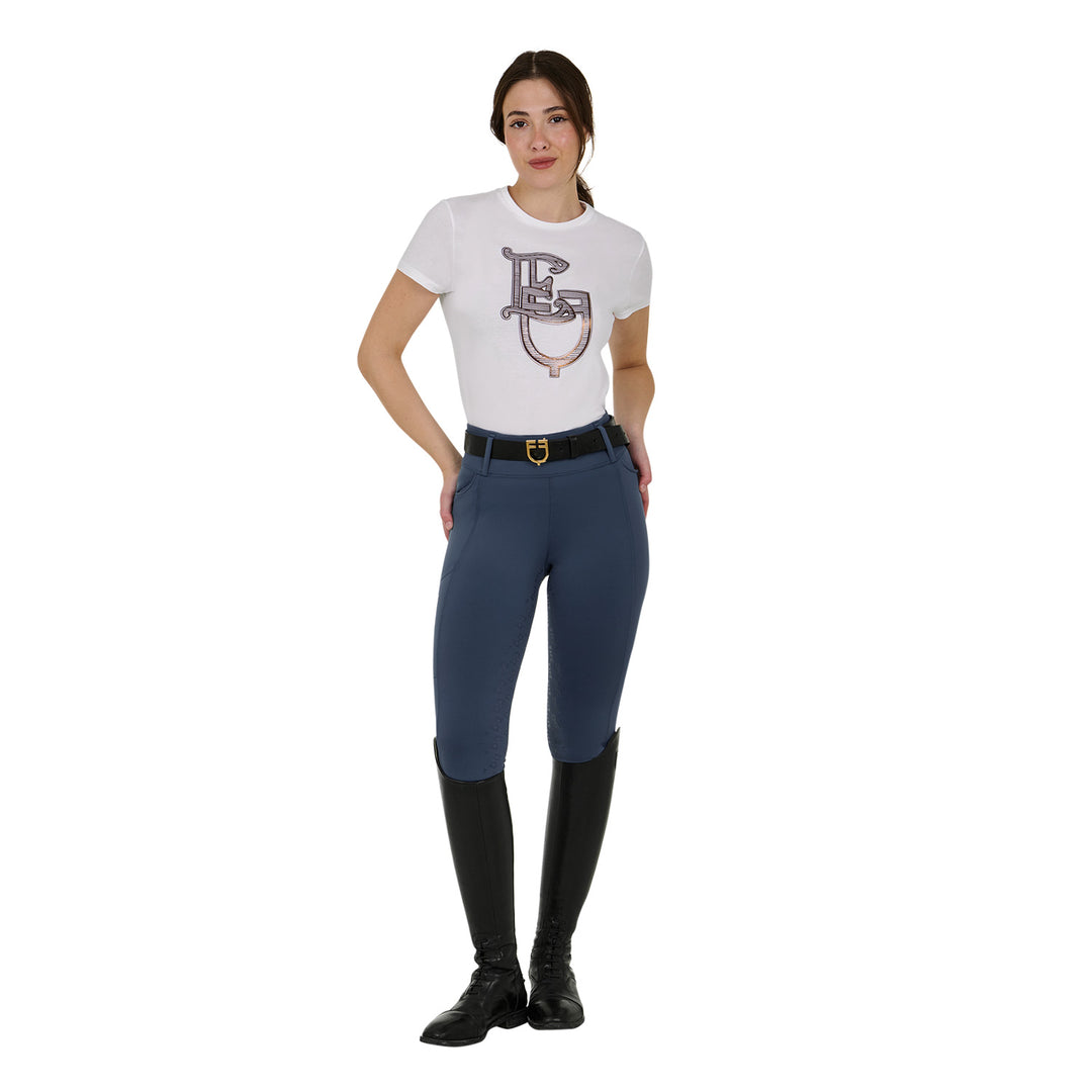 Women's high-waisted leggings with belt loops