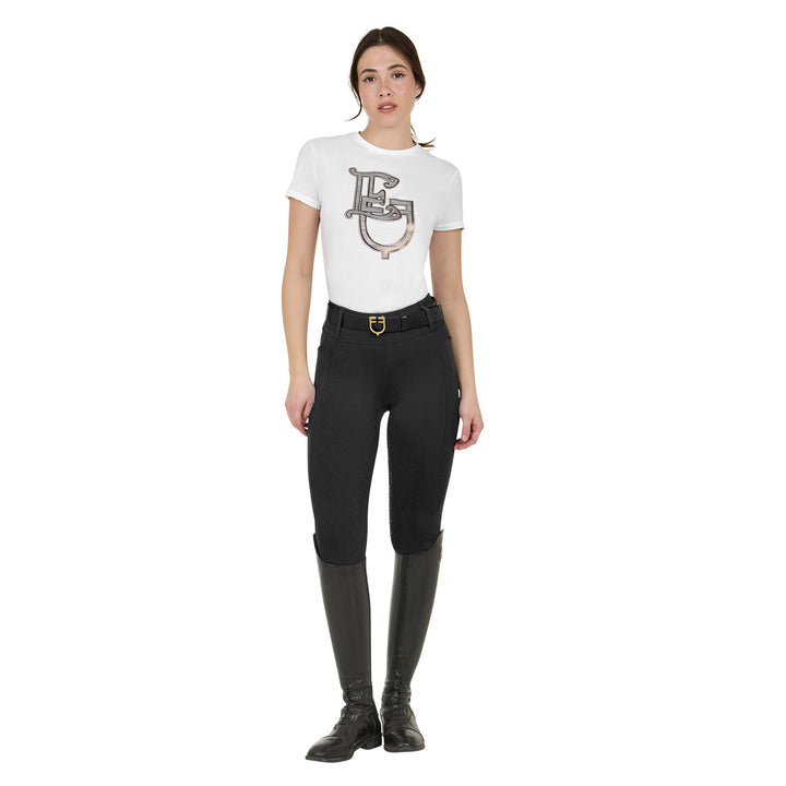 Women's high-waisted leggings with belt loops