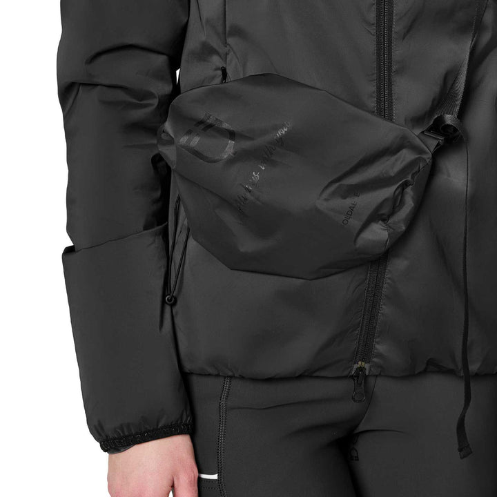 Women's Softshell Jacket Foldable Line - Black