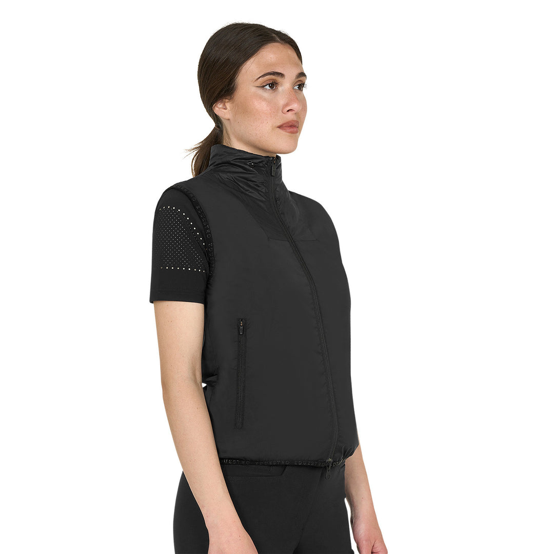 Women's Vest Foldable Line - Black