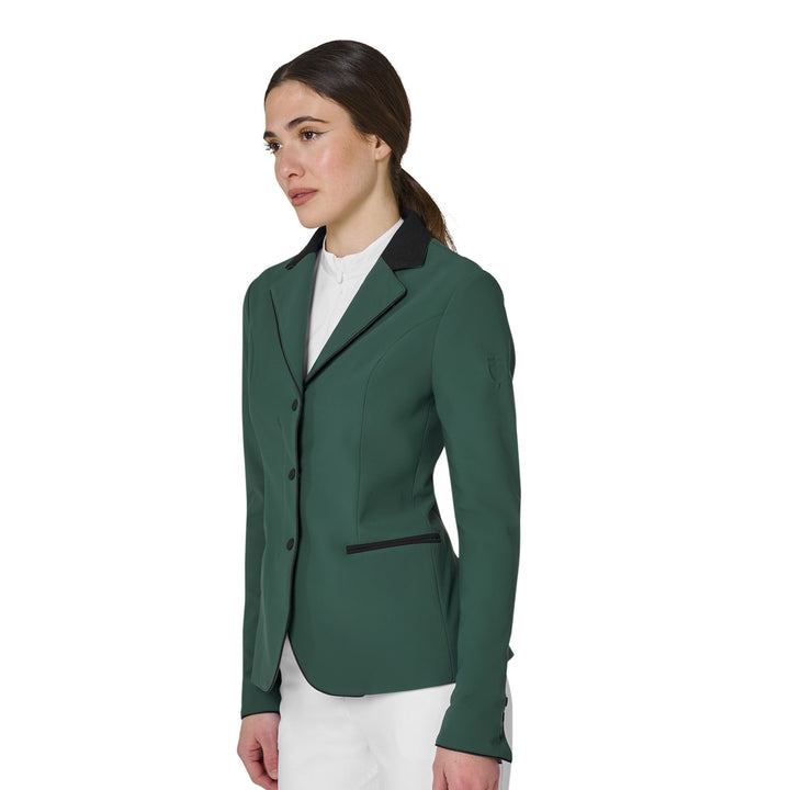 Women's Competition Jacket With Zip And Buttons - Pine Grove