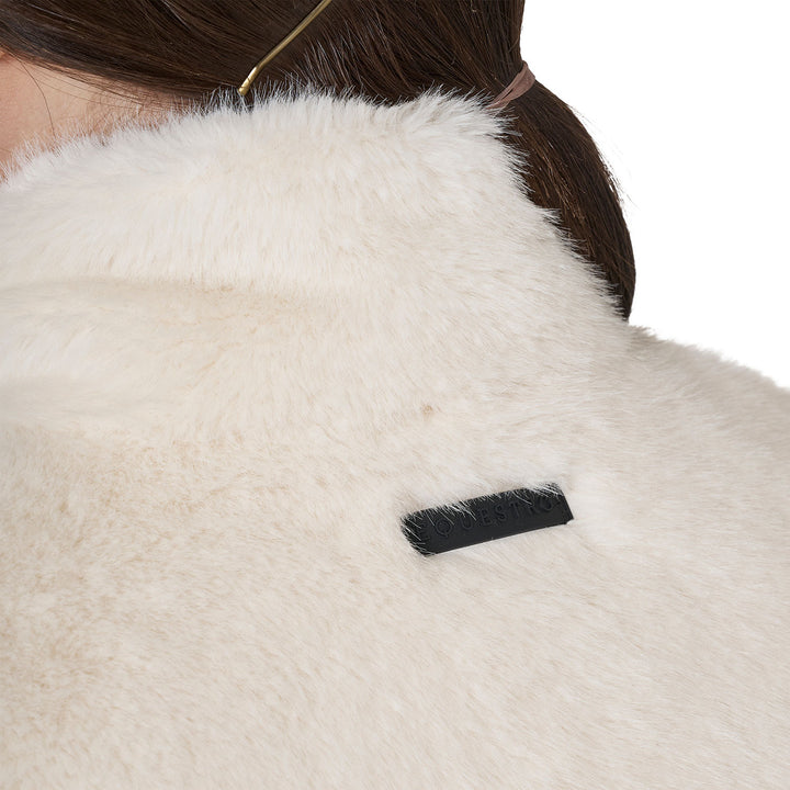 Women's Outerwear In Faux Fur - Antique White