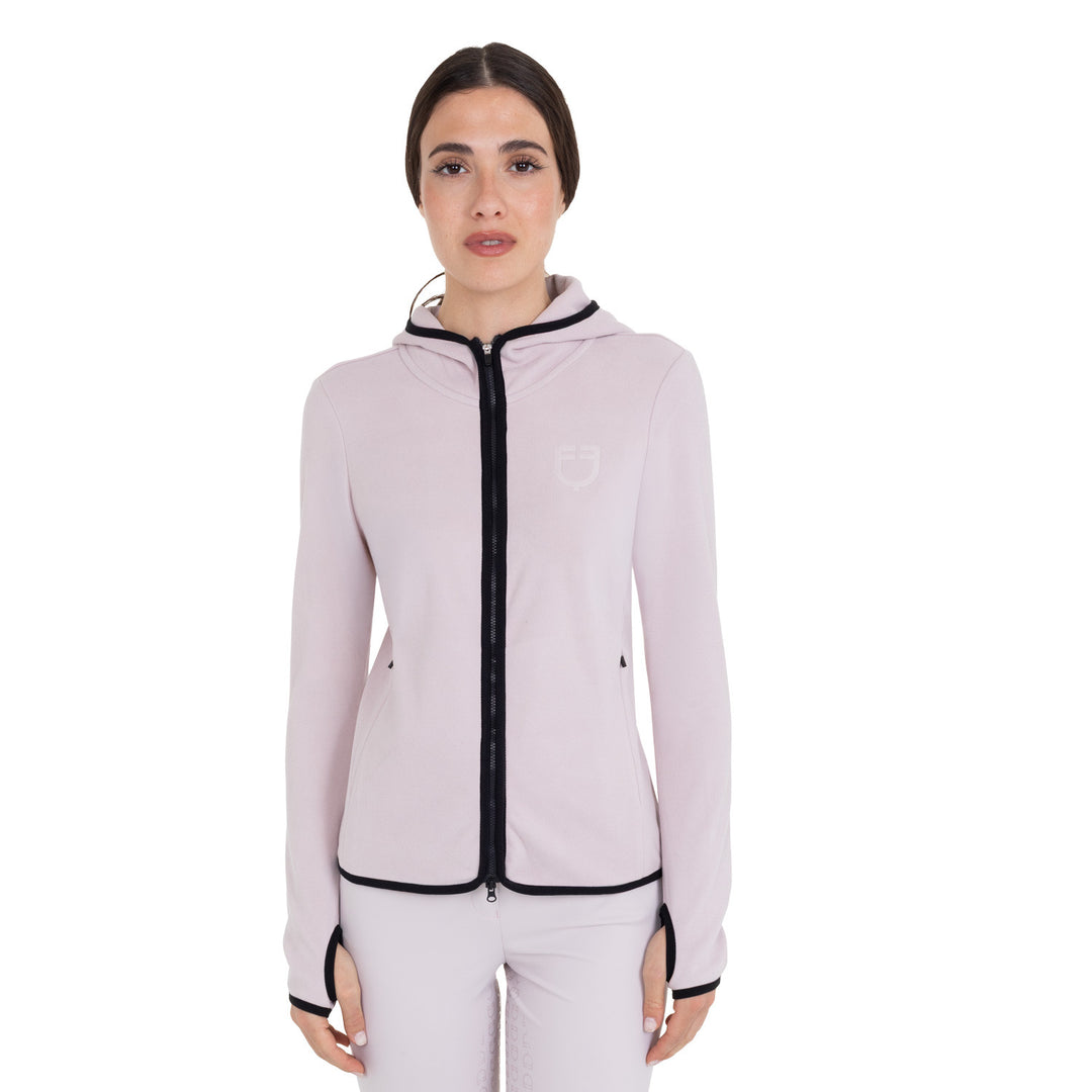 Women's Fleece Zip-up Sweatshirt - Hushed Violet