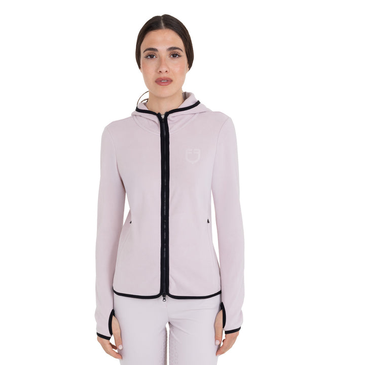 Women's Fleece Zip-up Sweatshirt - Hushed Violet