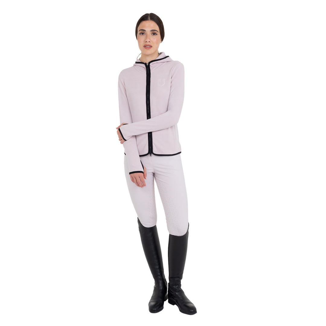 Women's Fleece Zip-up Sweatshirt - Hushed Violet
