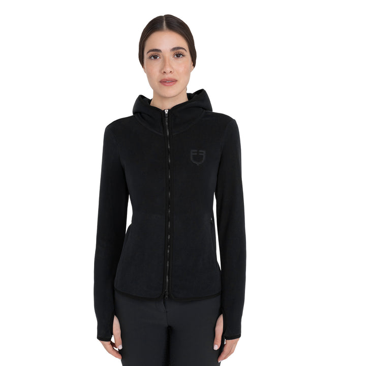 Women's Fleece Zip-up Sweatshirt - Black