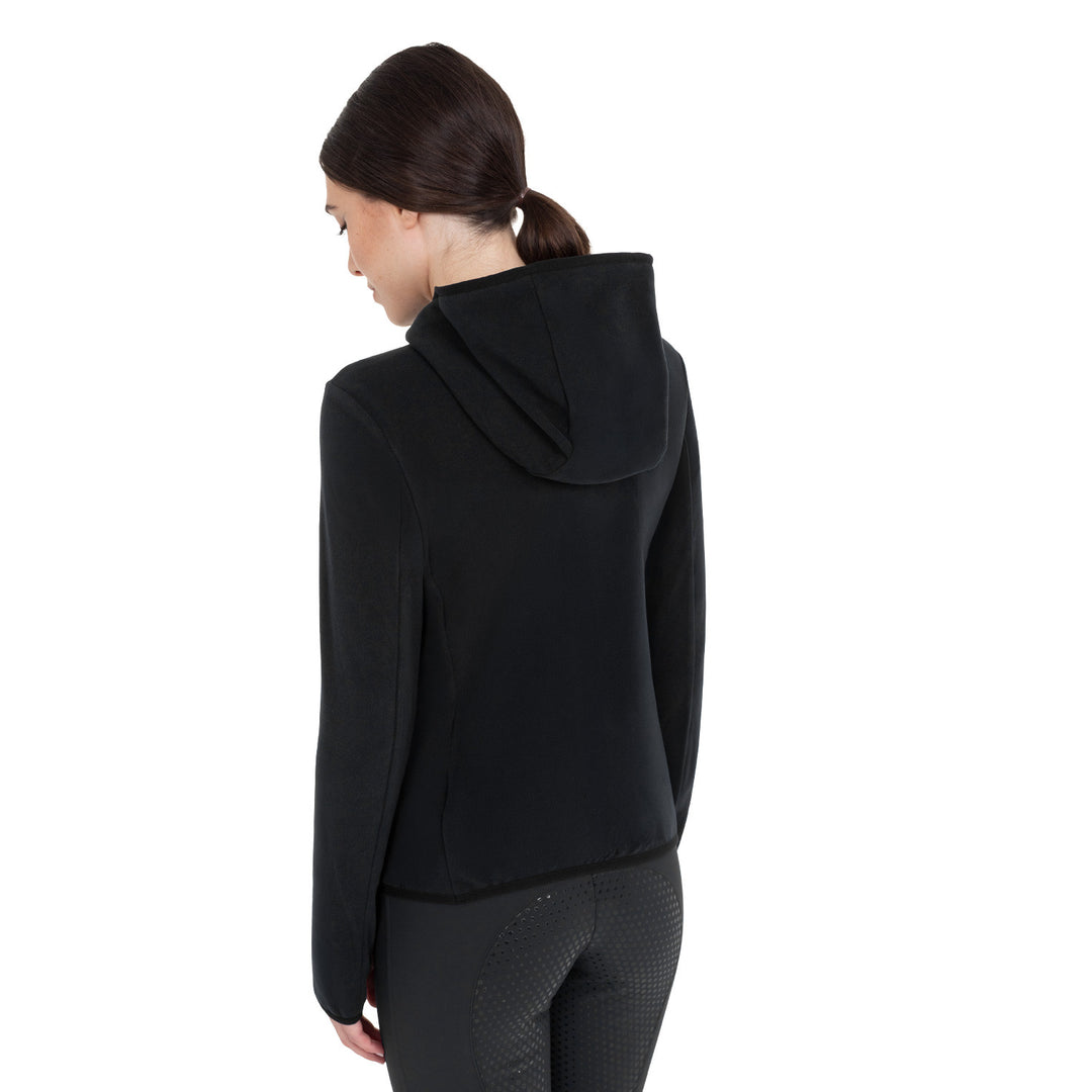 Women's Fleece Zip-up Sweatshirt - Black