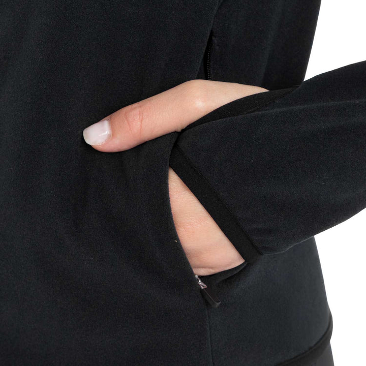 Women's Fleece Zip-up Sweatshirt - Black