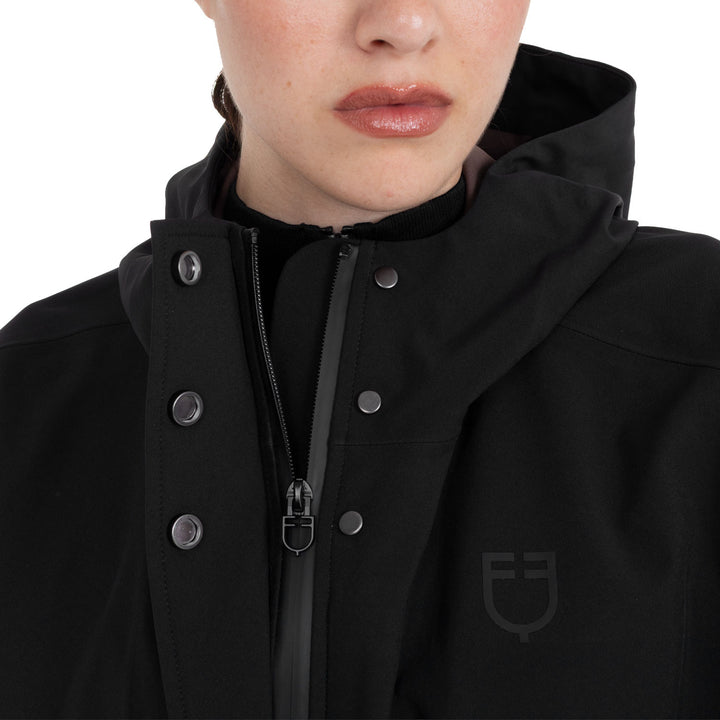 Women's Technical Rain Cape - Black
