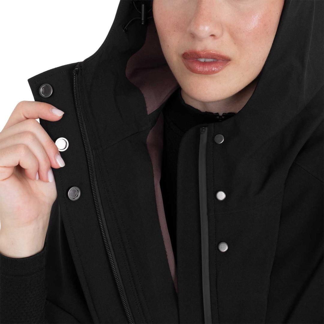 Women's Technical Rain Cape - Black