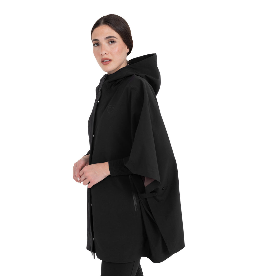 Women's Technical Rain Cape - Black