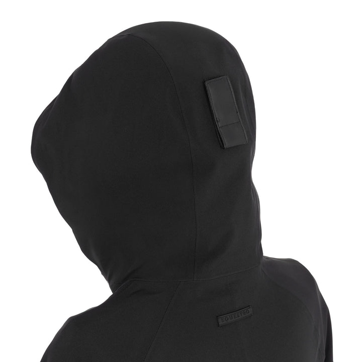 Women's Long Softshell With Rear Opening - Black