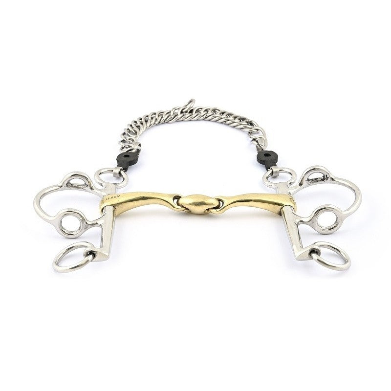 French Mouth Full Cheek Pelham Gag Bit