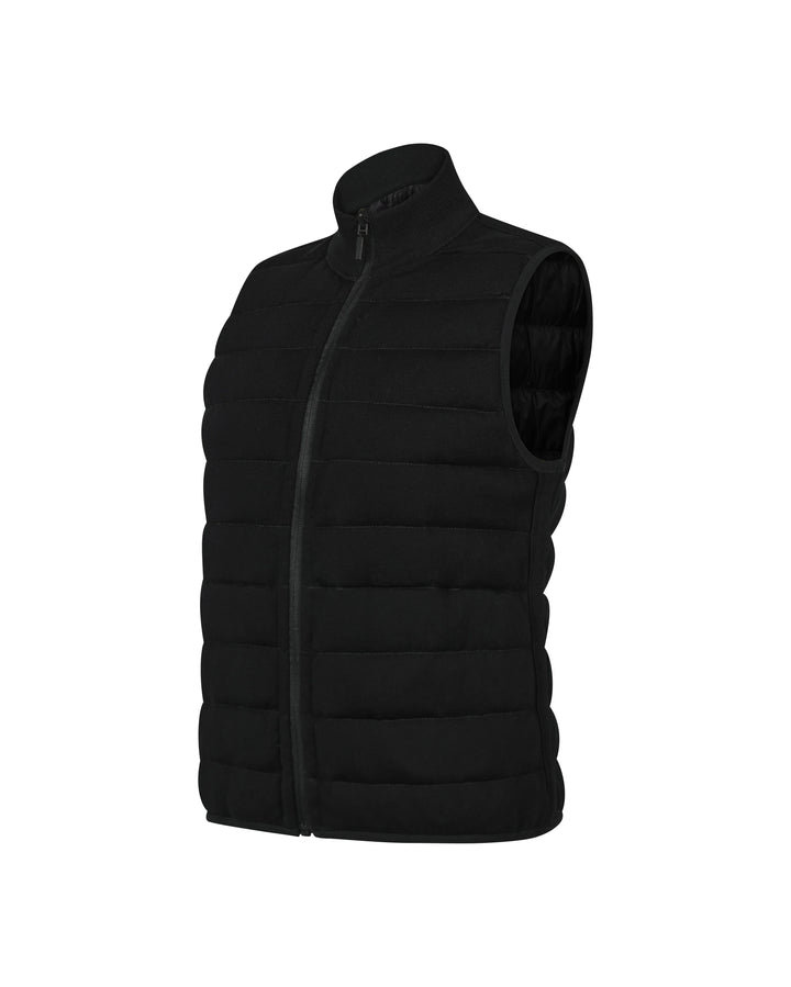 Flower Down Reversible light Down Vest Female