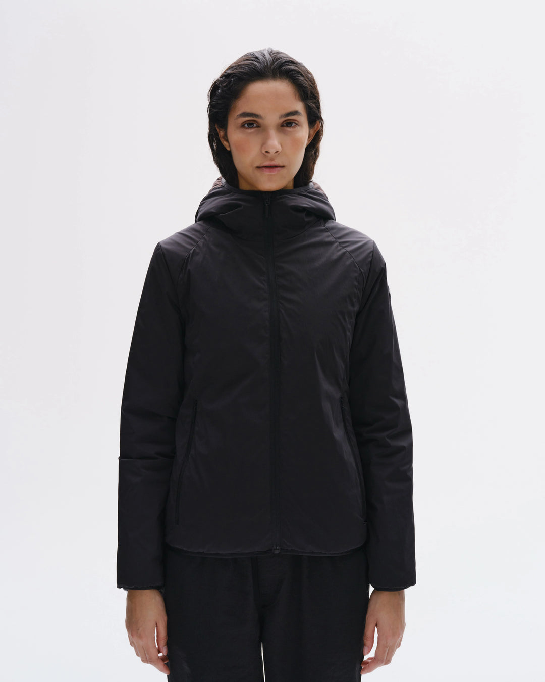 Hot L2 Thermo Reversible Light Down Jacket Female