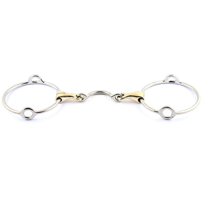 Large Ring Gag Bit With High Port