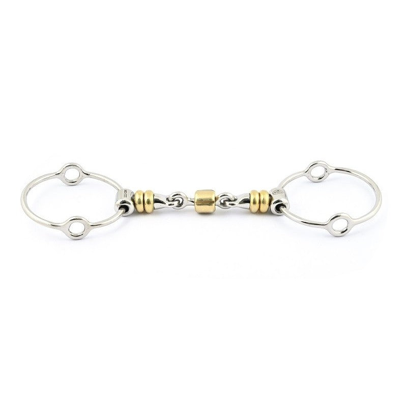 Large Ring Gag Bit With Rollers